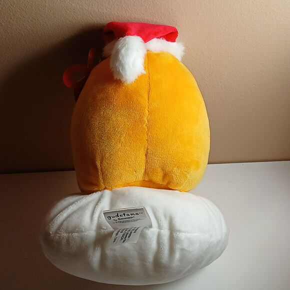 Sanrio Gudetama 13" Stuffed Plush Animal Toy Xmas Christmas Holiday Doll 12" NEW - Picture 3 of 5